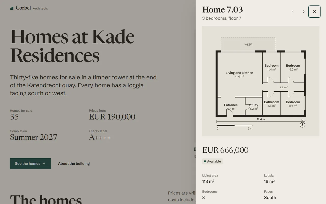 Atrium: residences page