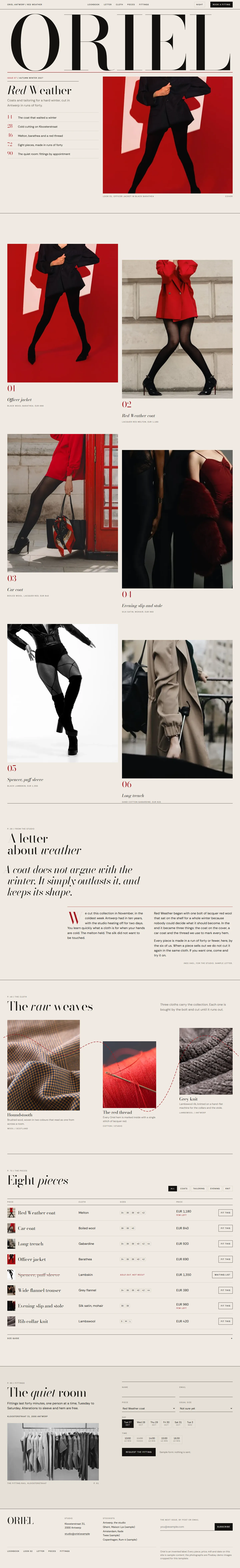 Issue home page, light theme, at 1440 pixels wide