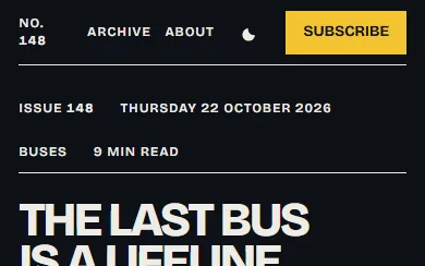 Dispatch: issue page, dark theme