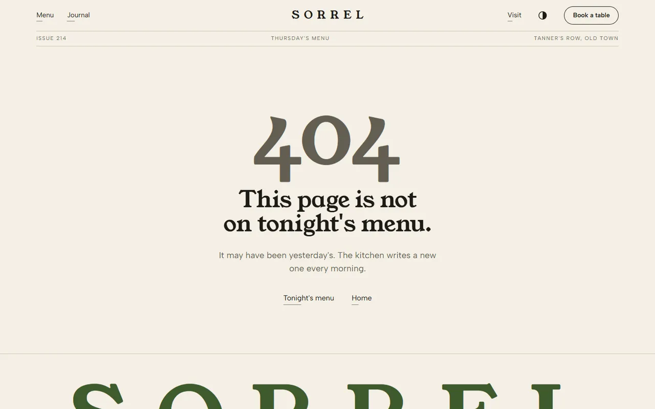 Folio: 404 page