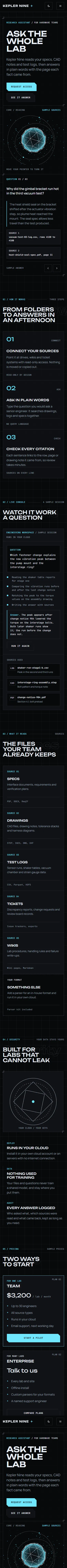 Kepler on a phone, 390 pixels wide