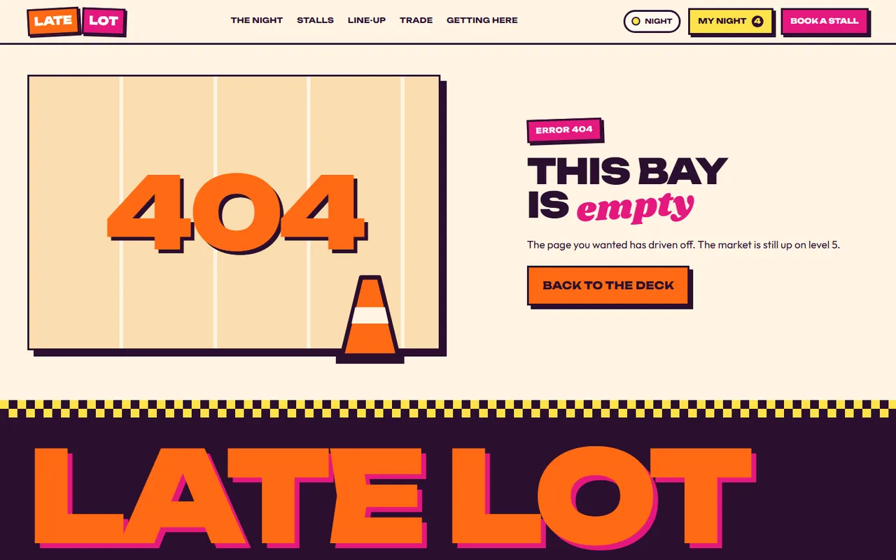 Top Deck: 404 page
