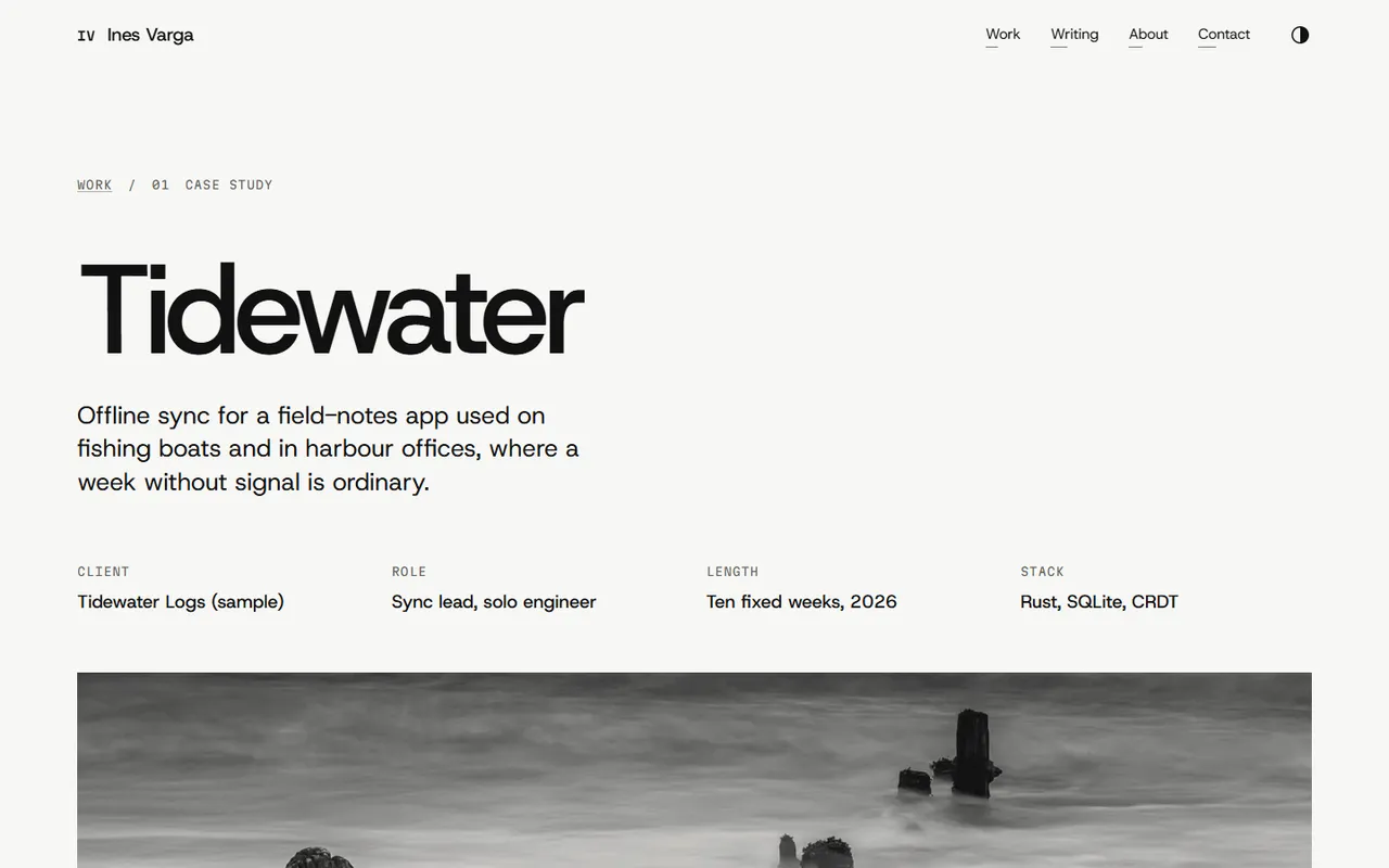 Margin: tidewater page