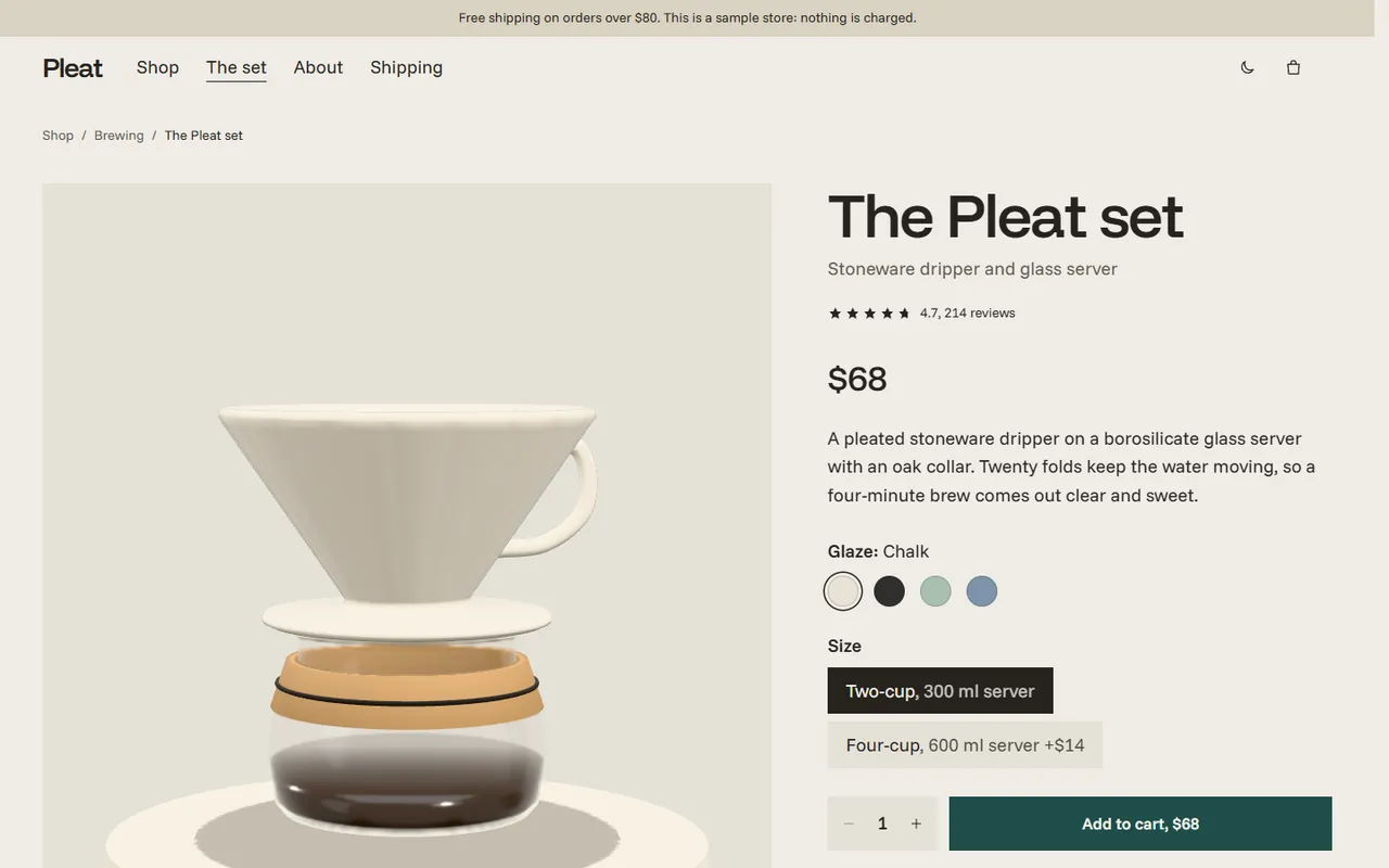 Orbit: product page