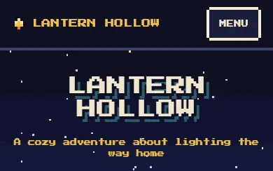 Lantern Hollow: home 390 night page