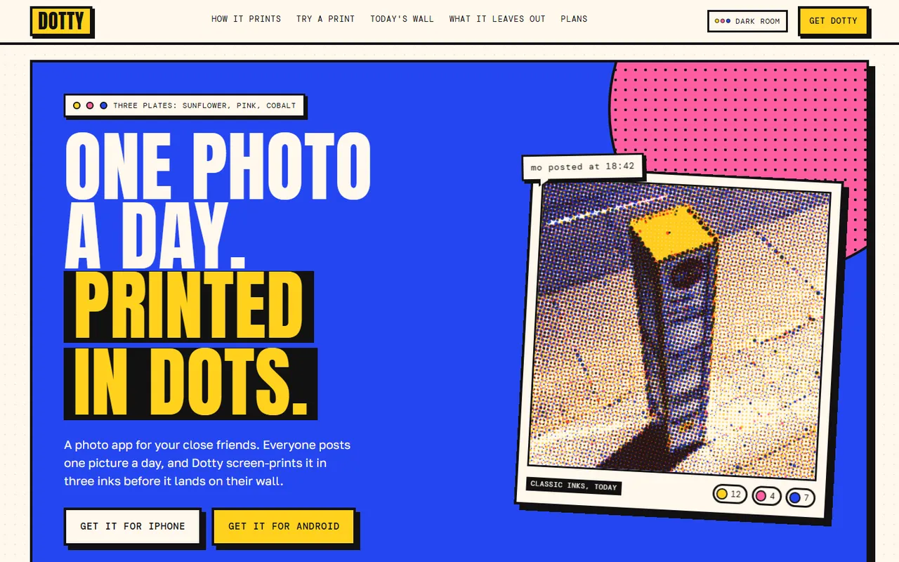 Plates home page, light theme