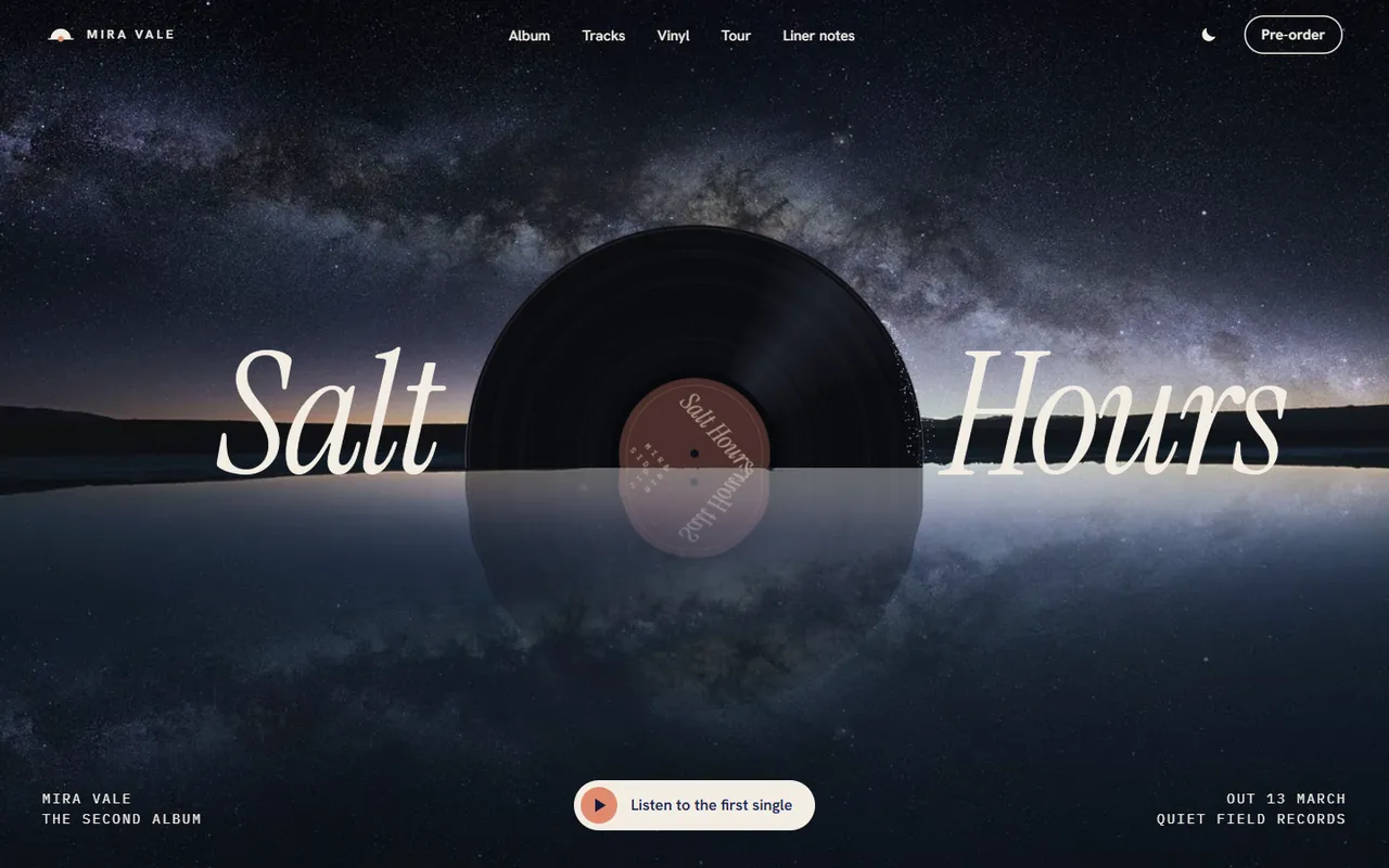 Salt Hours: home 1440 fold dark page